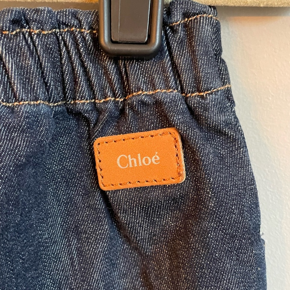 BNWOT ⚡️DESIGNER KIDS CHLOE denim bloomer